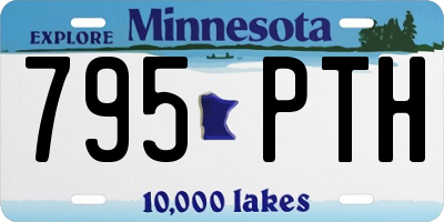 MN license plate 795PTH