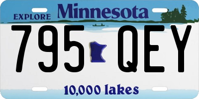 MN license plate 795QEY
