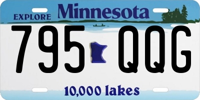 MN license plate 795QQG