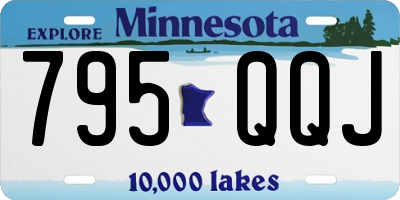 MN license plate 795QQJ