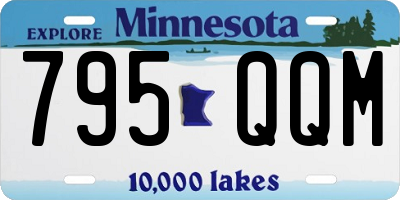 MN license plate 795QQM