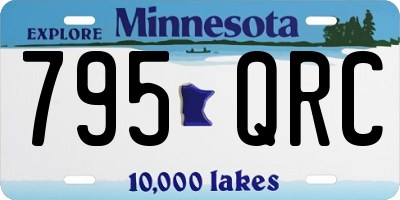 MN license plate 795QRC