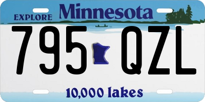 MN license plate 795QZL