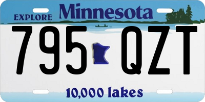 MN license plate 795QZT