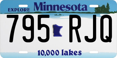 MN license plate 795RJQ
