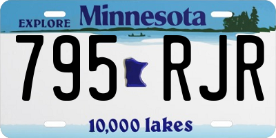 MN license plate 795RJR