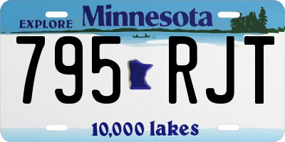 MN license plate 795RJT