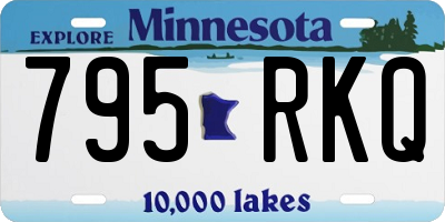 MN license plate 795RKQ