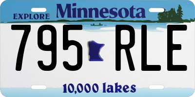 MN license plate 795RLE