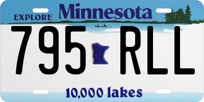 MN license plate 795RLL