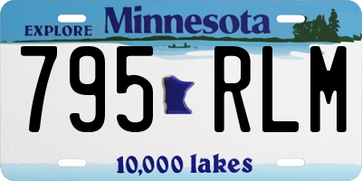 MN license plate 795RLM