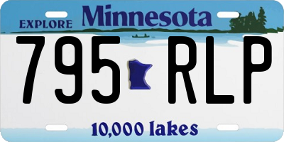 MN license plate 795RLP