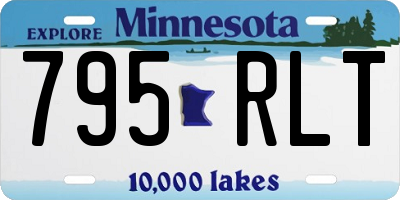 MN license plate 795RLT
