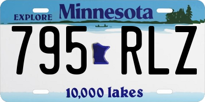 MN license plate 795RLZ