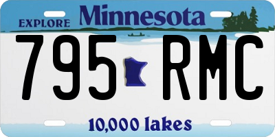 MN license plate 795RMC