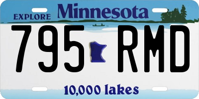 MN license plate 795RMD