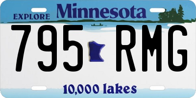 MN license plate 795RMG