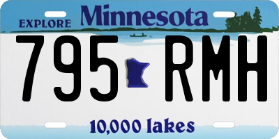 MN license plate 795RMH