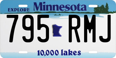 MN license plate 795RMJ