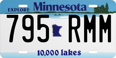 MN license plate 795RMM
