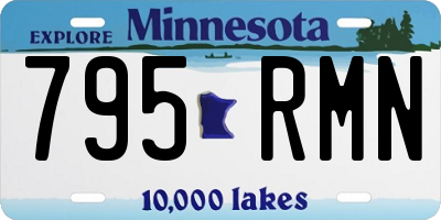 MN license plate 795RMN