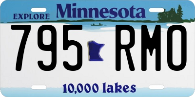 MN license plate 795RMO