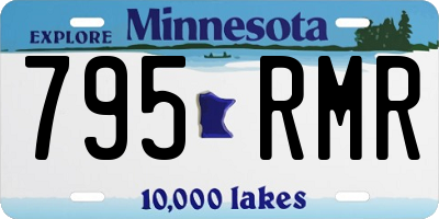 MN license plate 795RMR