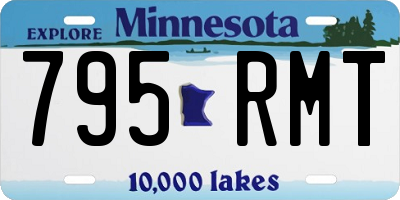 MN license plate 795RMT