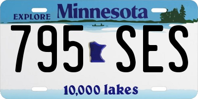 MN license plate 795SES