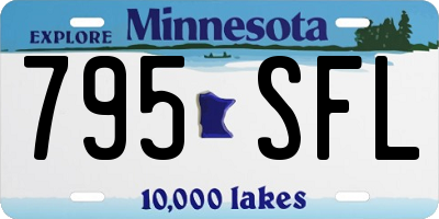 MN license plate 795SFL