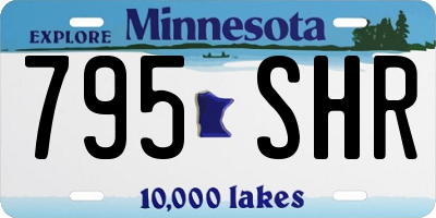 MN license plate 795SHR