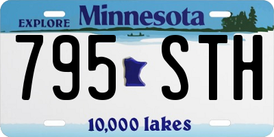 MN license plate 795STH