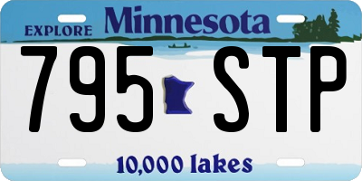 MN license plate 795STP