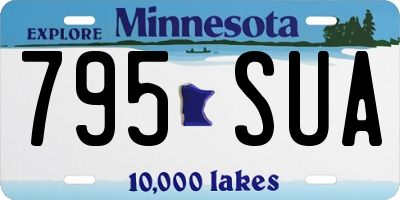 MN license plate 795SUA