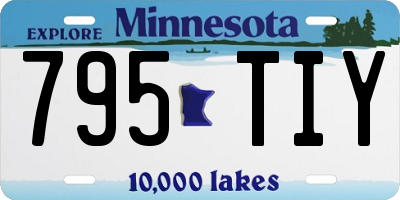 MN license plate 795TIY