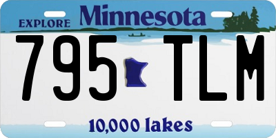MN license plate 795TLM