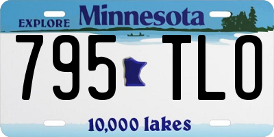 MN license plate 795TLO