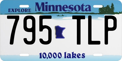 MN license plate 795TLP