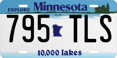 MN license plate 795TLS