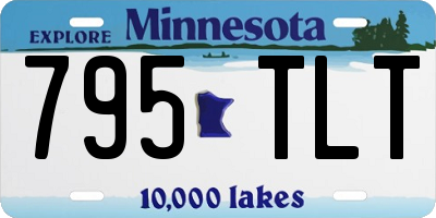 MN license plate 795TLT