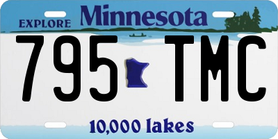 MN license plate 795TMC