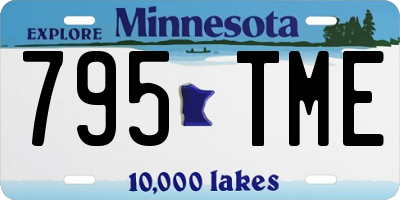 MN license plate 795TME
