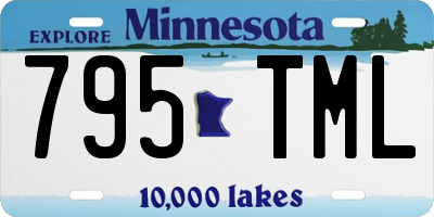 MN license plate 795TML