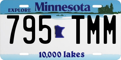 MN license plate 795TMM