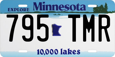 MN license plate 795TMR
