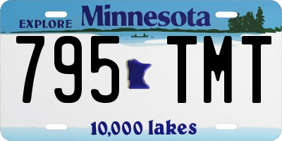 MN license plate 795TMT