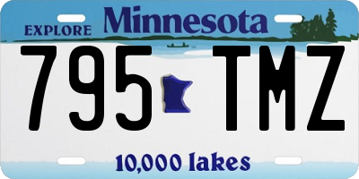 MN license plate 795TMZ