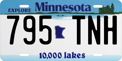 MN license plate 795TNH