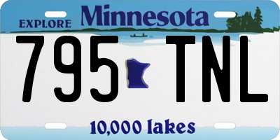 MN license plate 795TNL