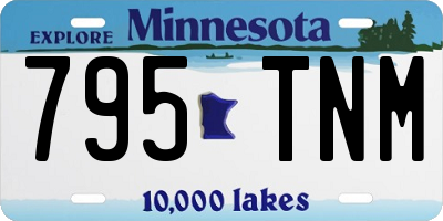 MN license plate 795TNM